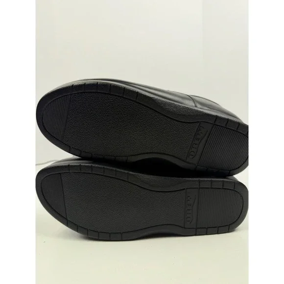 DREW Orthopedic Black Stretch Adjustable Strap Walking Shoes Women's 10 WW